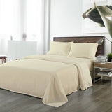 darrahopens Home & Garden > Bedding Royal Comfort Bamboo Blended Sheet & Pillowcases Set 1000TC Ultra Soft Bedding - King - Ivory