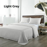 darrahopens Home & Garden > Bedding Royal Comfort Bamboo Blended Sheet & Pillowcases Set 1000TC Ultra Soft Bedding - King - Light Grey