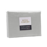 darrahopens Home & Garden > Bedding Royal Comfort Bamboo Blended Sheet & Pillowcases Set 1000TC Ultra Soft Bedding - Queen - Light Grey
