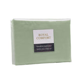 darrahopens Home & Garden > Bedding Royal Comfort Bamboo Blended Sheet & Pillowcases Set 1000TC Ultra Soft Bedding - Queen - Sage Green