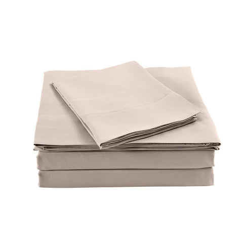 darrahopens Home & Garden > Bedding Royal Comfort Bamboo Blended Sheet & Pillowcases Set 1000TC Ultra Soft Bedding - Queen - Warm Grey