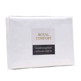 darrahopens Home & Garden > Bedding Royal Comfort Bamboo Blended Sheet & Pillowcases Set 1000TC Ultra Soft Bedding - Queen - White