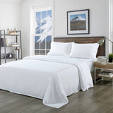 darrahopens Home & Garden > Bedding Royal Comfort Bamboo Blended Sheet & Pillowcases Set 1000TC Ultra Soft Bedding - Queen - White