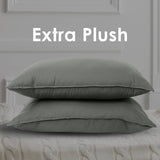 Darrahopens Home & Garden > Bedding Royal Comfort Charcoal Bamboo Pillow Hotel Quality Luxury Twin Pack