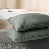 Darrahopens Home & Garden > Bedding Royal Comfort Charcoal Bamboo Pillow Hotel Quality Luxury Twin Pack