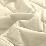 darrahopens Home & Garden > Bedding Royal Comfort Coverlet Set Bedspread Soft Touch Easy Care Breathable 3 Piece Set - Queen - Beige