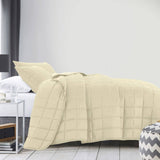 darrahopens Home & Garden > Bedding Royal Comfort Coverlet Set Bedspread Soft Touch Easy Care Breathable 3 Piece Set - Queen - Beige