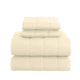 darrahopens Home & Garden > Bedding Royal Comfort Coverlet Set Bedspread Soft Touch Easy Care Breathable 3 Piece Set - Queen - Beige