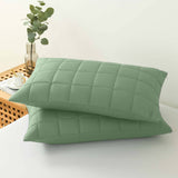 darrahopens Home & Garden > Bedding Royal Comfort Coverlet Set Bedspread Soft Touch Easy Care Breathable 3 Piece Set - Queen - Sage