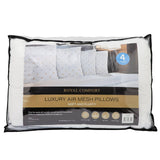 darrahopens Home & Garden > Bedding Royal Comfort Luxury Air Mesh Pillows 4 Pack Hotel Quality Checked Ultra Comfort