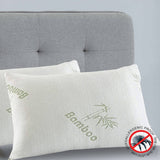darrahopens Home & Garden > Bedding Royal Comfort Luxury Bamboo Covered Memory Foam Pillow Twin Pack Hypoallergenic