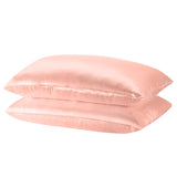 darrahopens Home & Garden > Bedding Royal Comfort Mulberry Soft Silk Hypoallergenic Pillowcase Twin Pack 51 x 76cm - Blush