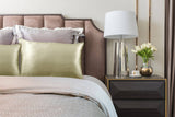 darrahopens Home & Garden > Bedding Royal Comfort Mulberry Soft Silk Hypoallergenic Pillowcase Twin Pack 51 x 76cm - Champagne