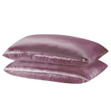 darrahopens Home & Garden > Bedding Royal Comfort Mulberry Soft Silk Hypoallergenic Pillowcase Twin Pack 51 x 76cm - Malaga Wine