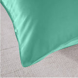 darrahopens Home & Garden > Bedding Royal Comfort Mulberry Soft Silk Hypoallergenic Pillowcase Twin Pack 51 x 76cm - Mint