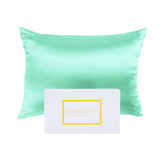 darrahopens Home & Garden > Bedding Royal Comfort Mulberry Soft Silk Hypoallergenic Pillowcase Twin Pack 51 x 76cm - Mint
