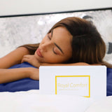 darrahopens Home & Garden > Bedding Royal Comfort Mulberry Soft Silk Hypoallergenic Pillowcase Twin Pack 51 x 76cm - Navy