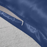 darrahopens Home & Garden > Bedding Royal Comfort Mulberry Soft Silk Hypoallergenic Pillowcase Twin Pack 51 x 76cm - Navy