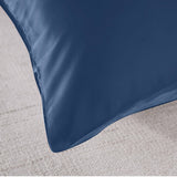 darrahopens Home & Garden > Bedding Royal Comfort Mulberry Soft Silk Hypoallergenic Pillowcase Twin Pack 51 x 76cm - Navy