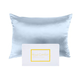 darrahopens Home & Garden > Bedding Royal Comfort Mulberry Soft Silk Hypoallergenic Pillowcase Twin Pack 51 x 76cm - Soft Blue