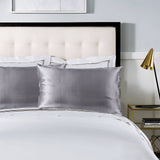 darrahopens Home & Garden > Bedding Royal Comfort Pure Silk Pillow Case 100% Mulberry Silk Hypoallergenic Pillowcase - Charcoal