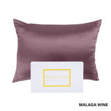 darrahopens Home & Garden > Bedding Royal Comfort Pure Silk Pillow Case 100% Mulberry Silk Hypoallergenic Pillowcase - Malaga Wine