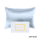 darrahopens Home & Garden > Bedding Royal Comfort Pure Silk Pillow Case 100% Mulberry Silk Hypoallergenic Pillowcase - Soft Blue