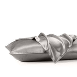 darrahopens Home & Garden > Bedding Royal Comfort Satin Sheet Set 3 Piece Fitted Sheet Pillowcase Soft  - King - Charcoal