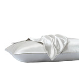 darrahopens Home & Garden > Bedding Royal Comfort Satin Sheet Set 3 Piece Fitted Sheet Pillowcase Soft  - King - Silver