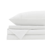 darrahopens Home & Garden > Bedding Royal Comfort Vintage Washed 100% Cotton Sheet Set Fitted Flat Sheet Pillowcases - King - White