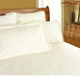 Darrahopens Home & Garden > Bedding Shangri La Microfibre Machine Lace Sheet Set Cream King