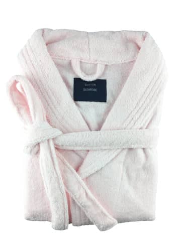 Darrahopens Home & Garden > Bedding small medium egyptian cotton terry toweling bathrobe baby pink