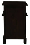 Darrahopens Home & Garden > Bedding Tasmania 1 Solid Door 1 Drawer Bedside (Chocolate)