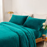 Darrahopens Home & Garden > Bedding thermal microplush sheet set double teal