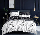 Darrahopens Home & Garden > Bedding Tree Reversible Super King Size White Duvet Doona Quilt Cover Set