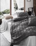 Darrahopens Home & Garden > Bedding Tufted ultra soft microfiber quilt cover set-queen smoke