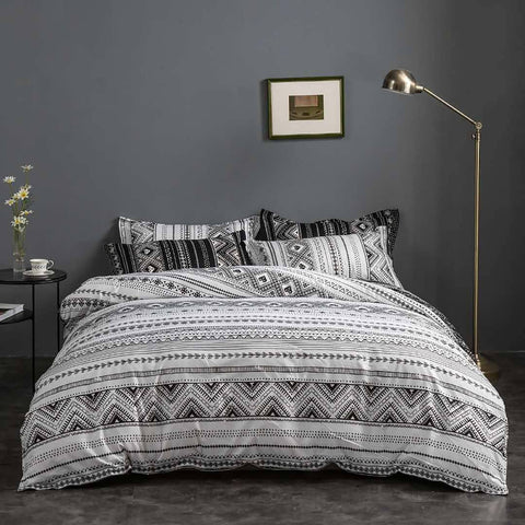 Darrahopens Home & Garden > Bedding Tugo Reversible King Size Quilt/Doona/Duvet Cover Set