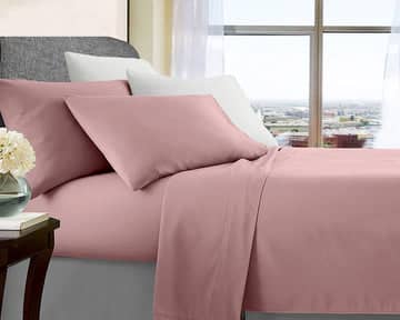 Darrahopens Home & Garden > Bedding ultra soft microfibre sheet set king single rose gold
