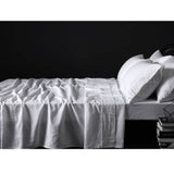 Darrahopens Home & Garden > Bedding Vintage Design Homewares 100% Linen White Sheet Set SUPER KING