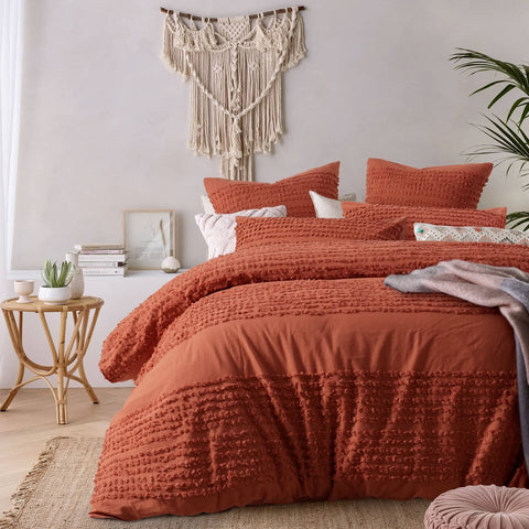 Darrahopens Home & Garden > Bedding Vintage Design Homewares Betty Tobacco Quilt Cover Set Single
