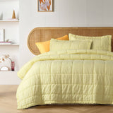 Darrahopens Home & Garden > Bedding Vintage Design Homewares Butter French Linen Coverlet Set Queen