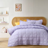 Darrahopens Home & Garden > Bedding Vintage Design Homewares Lilac French Linen Coverlet Set King
