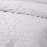 Darrahopens Home & Garden > Bedding Vintage Design Homewares Malvern White Cotton Quilt Cover Set Single