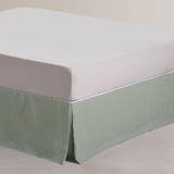 Darrahopens Home & Garden > Bedding Vintage Design Homewares Sage French Linen Valance Queen