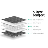 darrahopens Home & Garden > Bedding Weighted Blanket Adult 9KG Heavy Gravity Blankets Microfibre Cover Calming Relax Anxiety Relief Grey