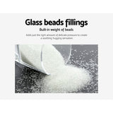 darrahopens Home & Garden > Bedding Weighted Blanket Kids 2.3KG Heavy Gravity Blankets Microfibre Cover Comfort Calming Deep Relax Better Sleep Grey