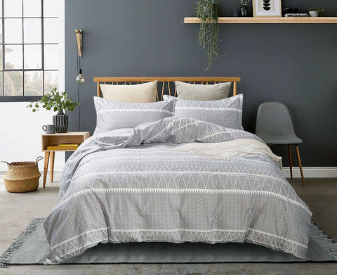 Darrahopens Home & Garden > Bedding Winslow King Size Duvet Doona Quilt Cover Set