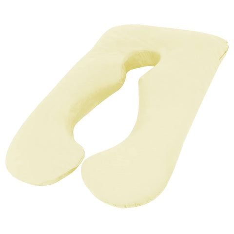 Darrahopens Home & Garden > Bedding Woolcomfort Aus Made Maternity Pregnancy Nursing Sleeping Body Pillow Pillowcase Included Cream