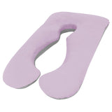 Darrahopens Home & Garden > Bedding Woolcomfort Aus Made Maternity Pregnancy Nursing Sleeping Body Pillow Pillowcase Included Lilac x Grey