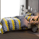 Darrahopens Home & Garden > Bedding Ziggy Queen Size Duvet Doona Quilt Cover Set